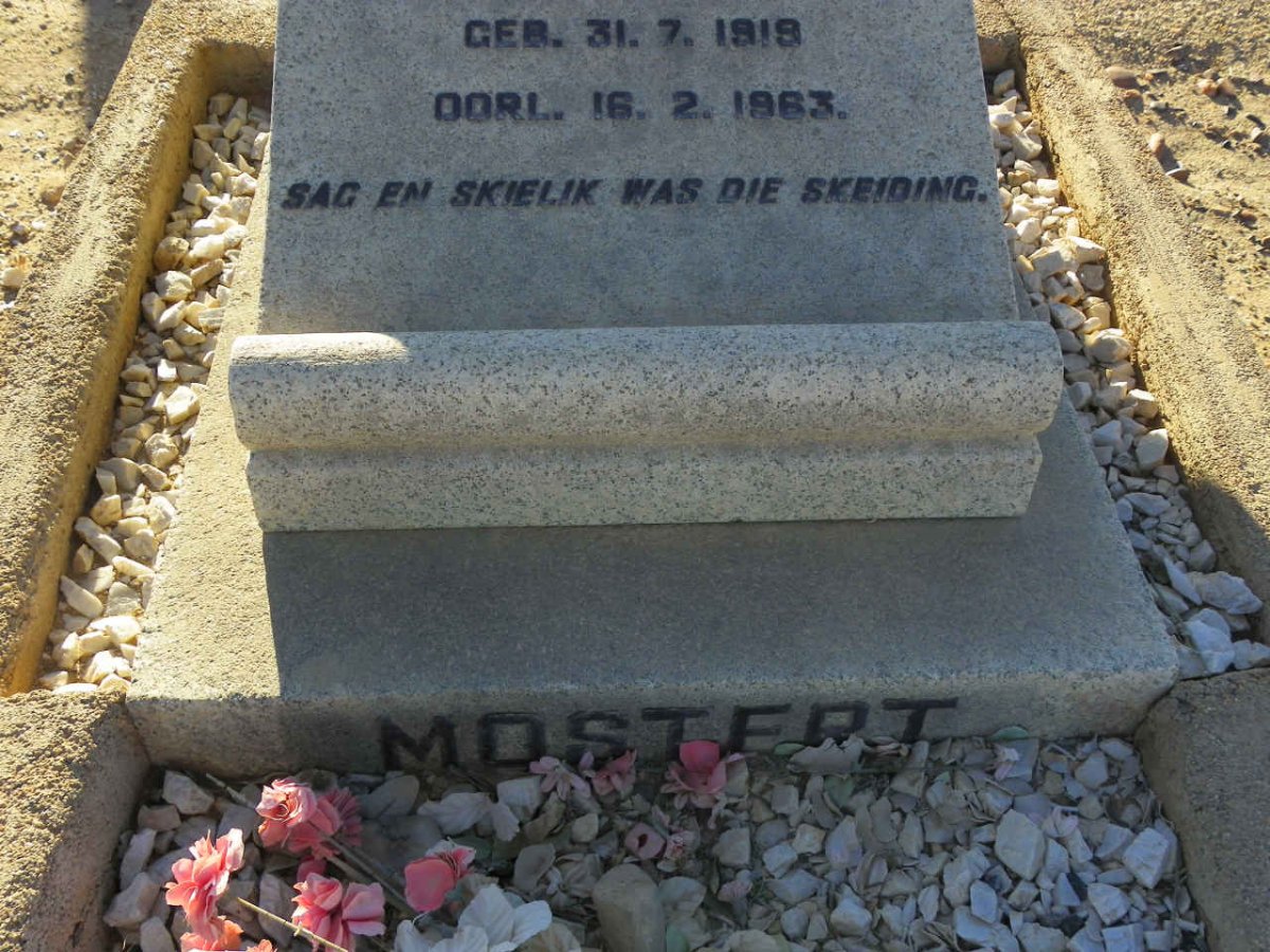 MOSTERT Willem 1919-1963