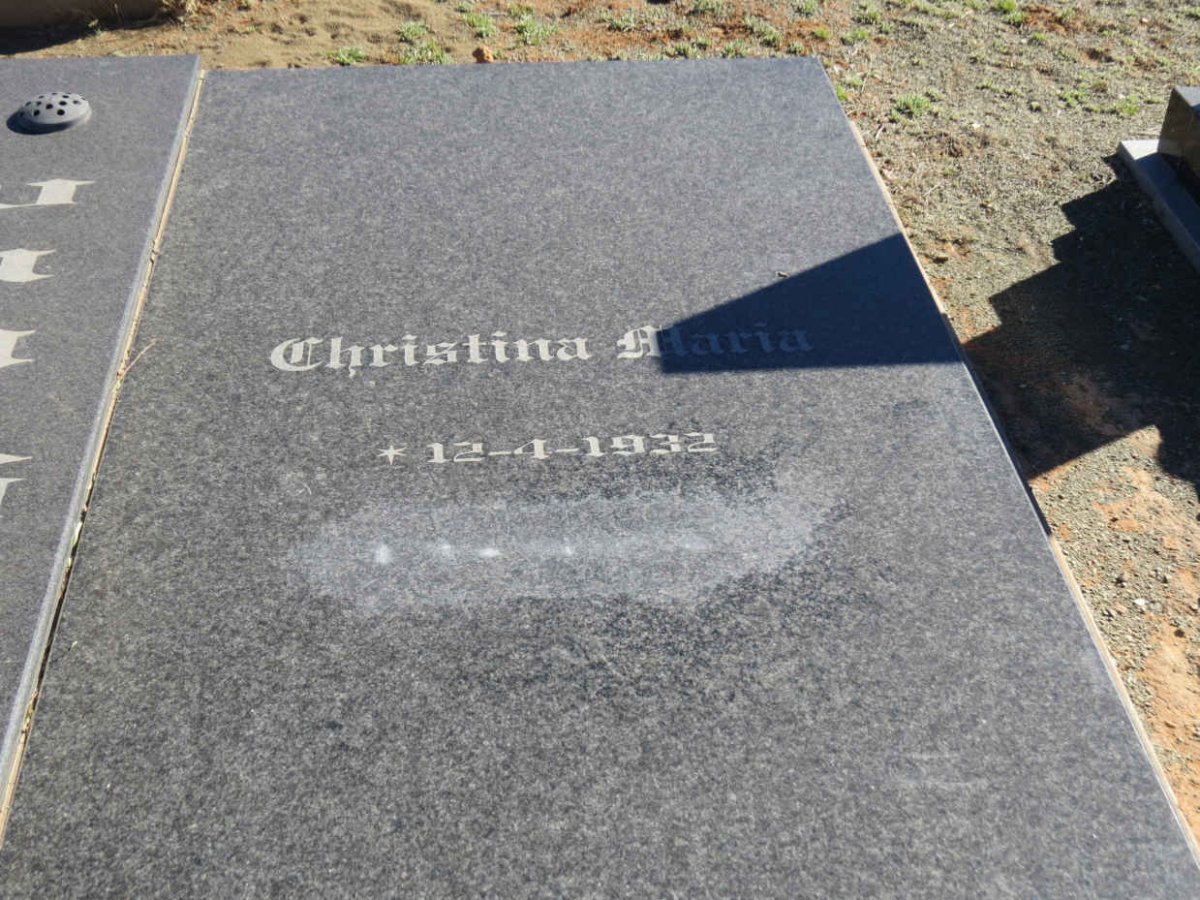 HEERDEN Christina Maria, van 1934-