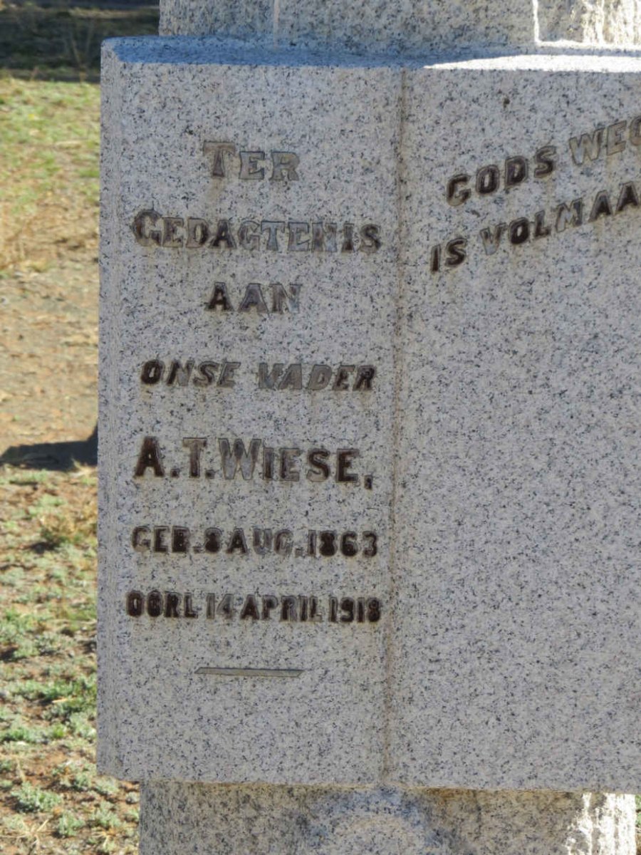 WIESE A.T. 1863-1918
