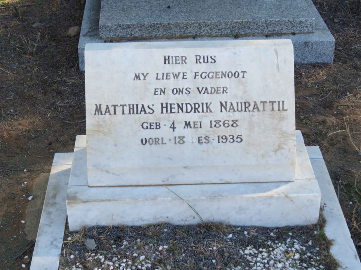 NAURATTIL Matthias Hendrik 1868-1935