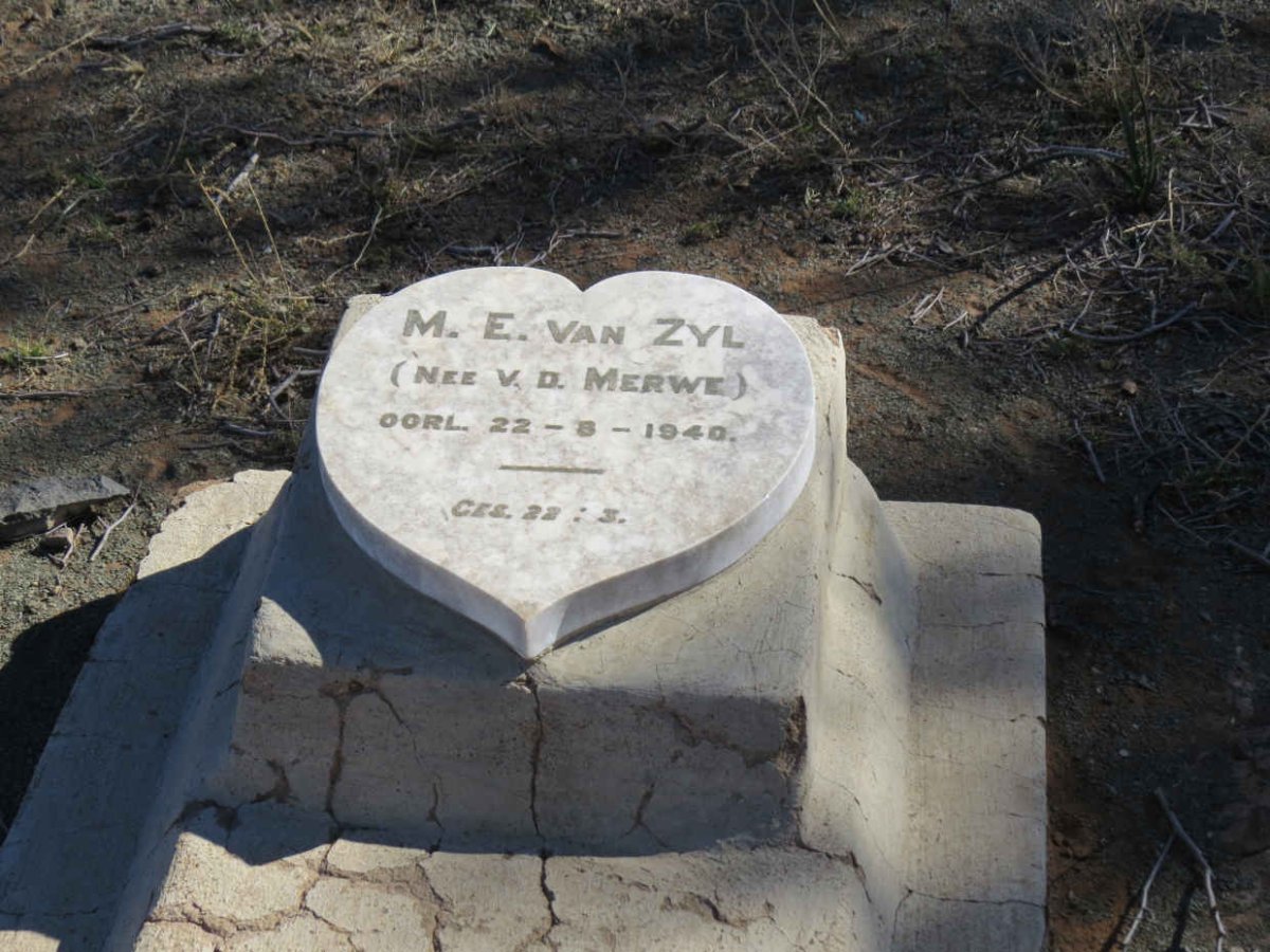 ZYL M.E., van nee v.d. MERWE -1940