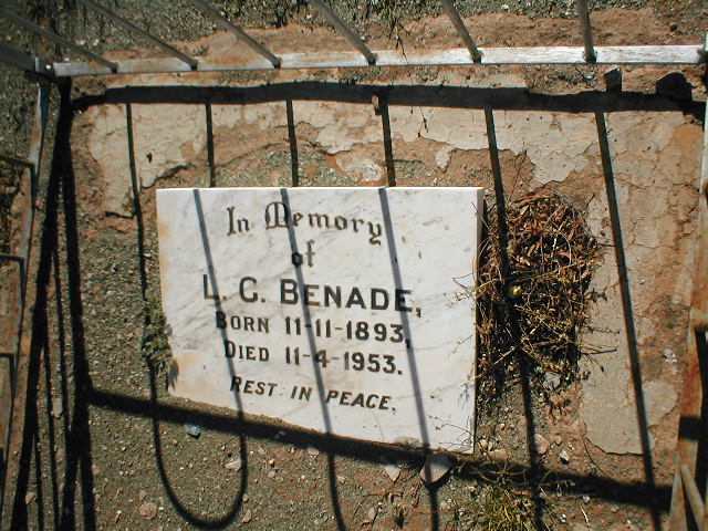 BENADE L.G. 1893-1953