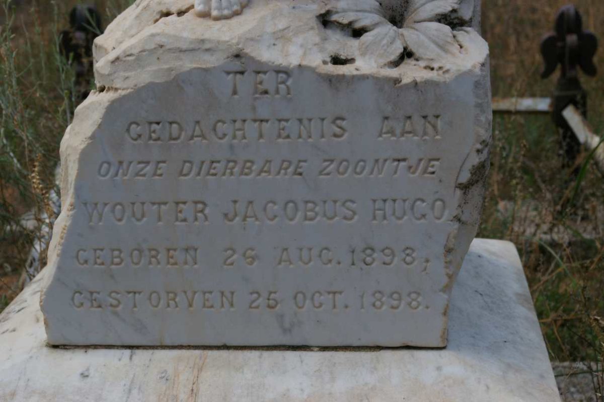 HUGO Wouter Jacobus 1898-1898