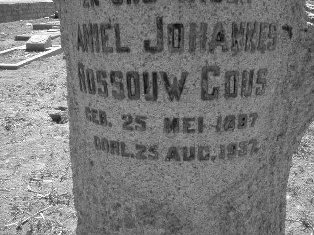 GOUS Aniel Johannes Rossouw 1887-1937