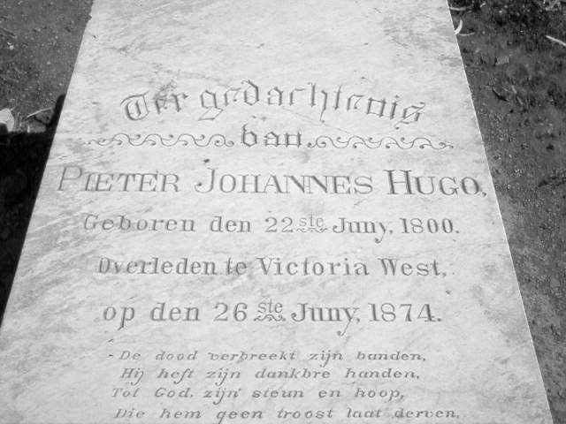 HUGO Pieter Johannes 1800-1874