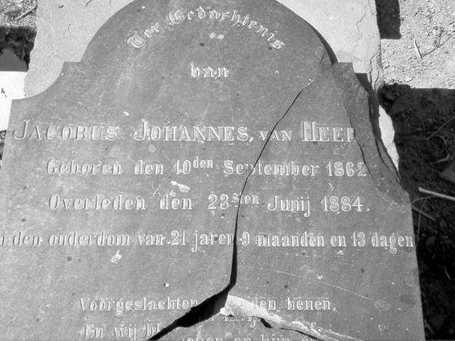 HEERDEN Jacobus Johannes, van 1862-1884