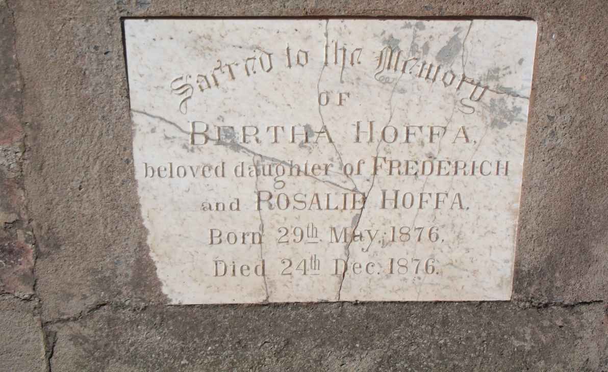 HOFFA Bertha 1876-1876