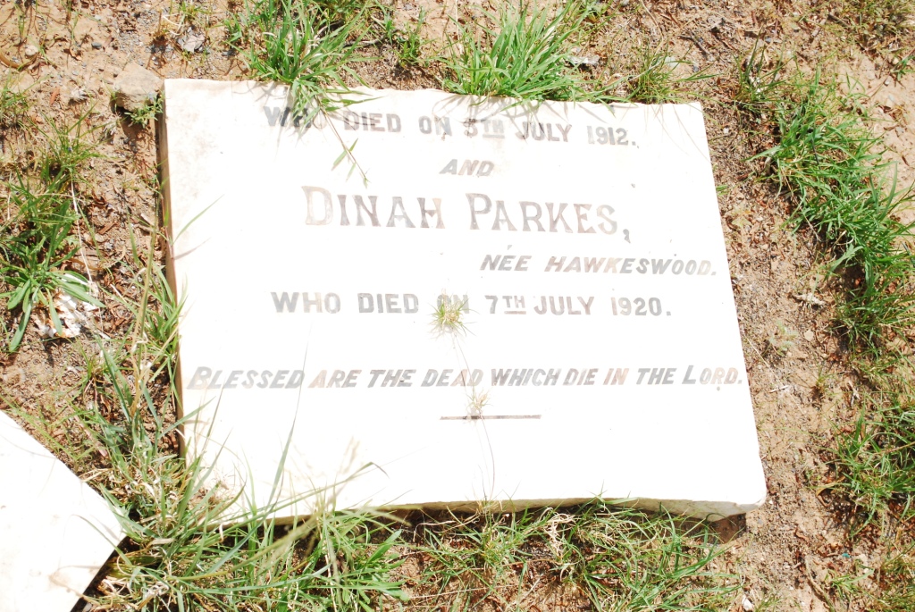 PARKES Dinah nee HAWKESWOOD -1920