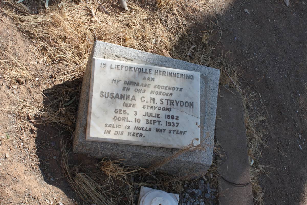 STRYDOM Susanna C.M. nee STRYDOM 1882-1937