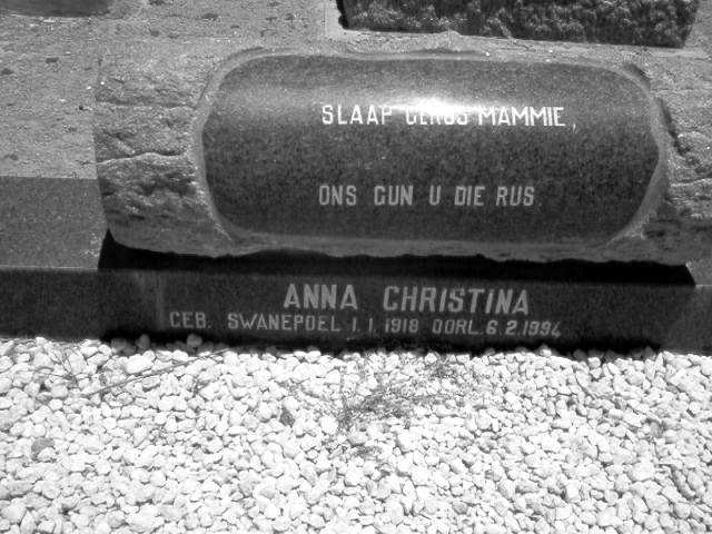 ? Anna Christina nee SWANEPOEL 1918-1994