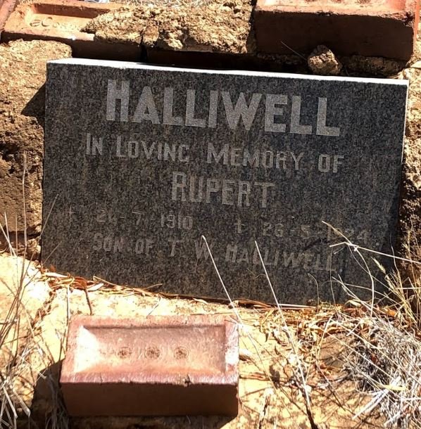 HALLIWELL Rupert 1910-1924