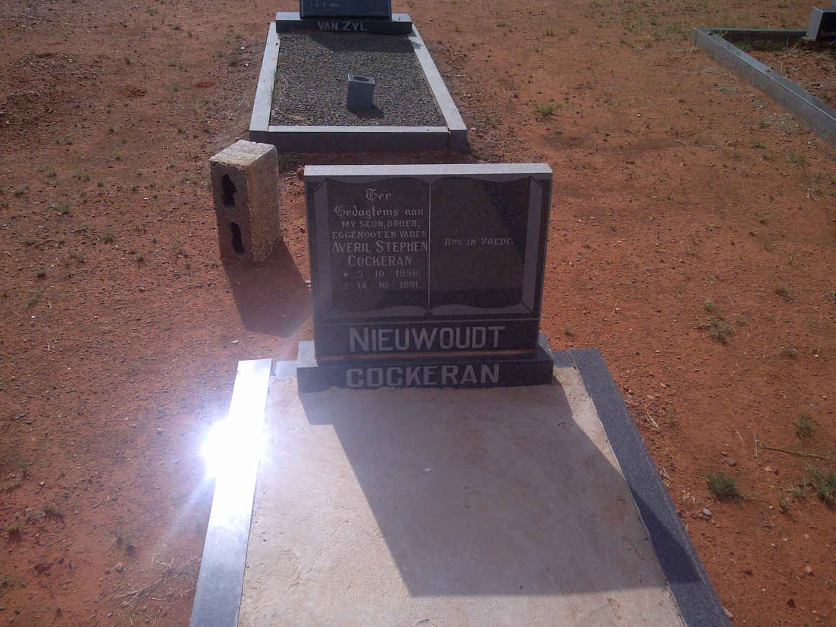COCKERAN Averil Stephen 1956-1991