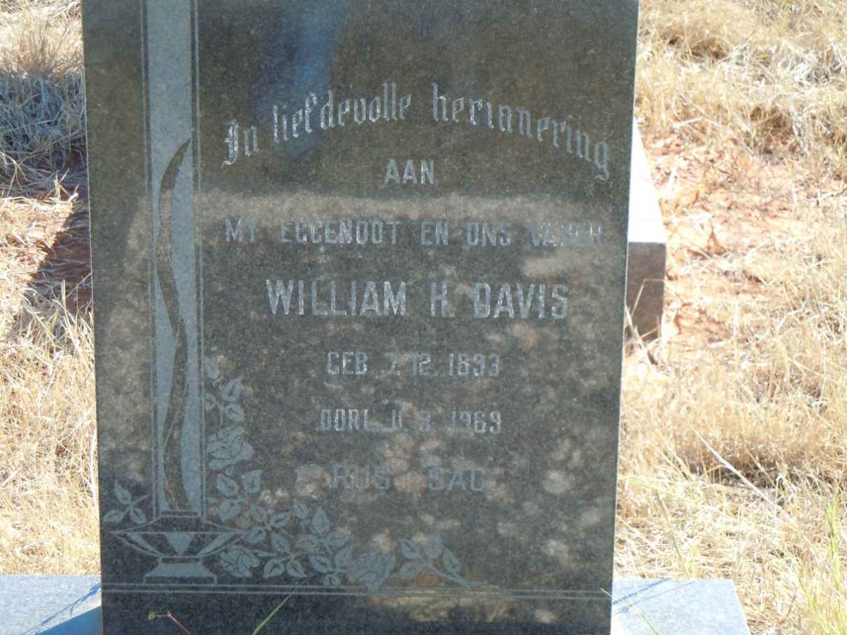 DAVIS William H. 1893-1969
