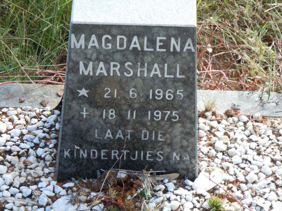 MARSHALL Magdalena 1965-1975