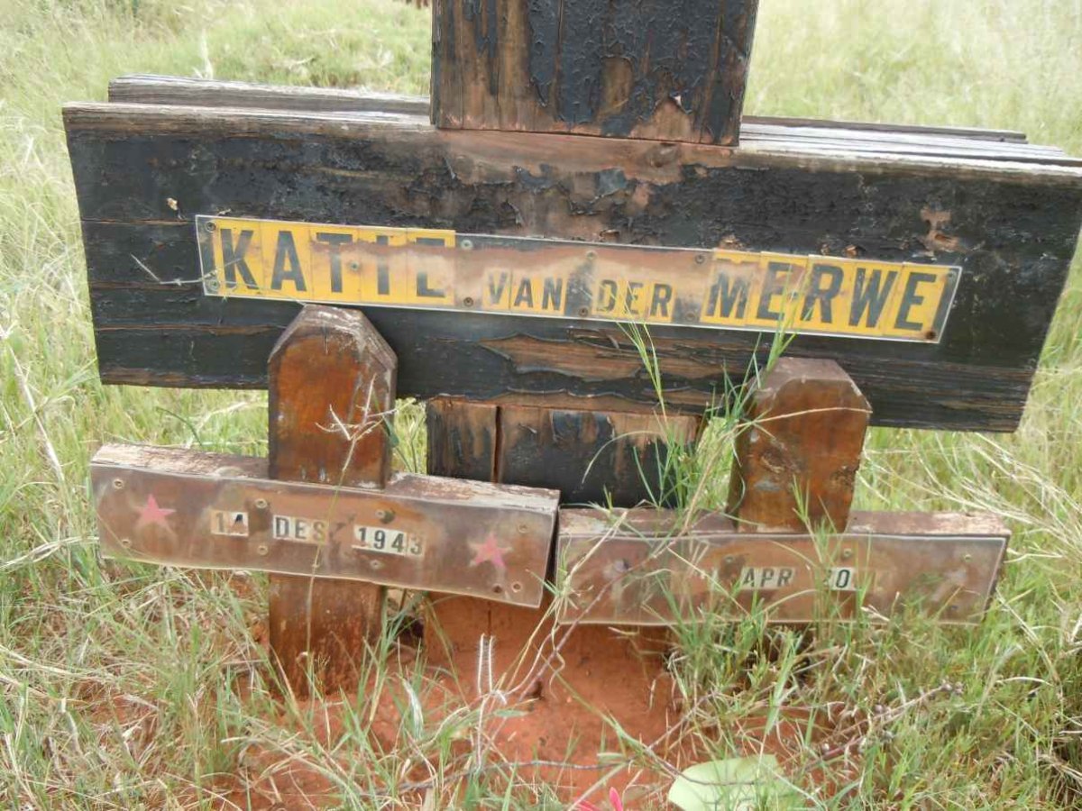 MERWE Katie, van der 1943-2004