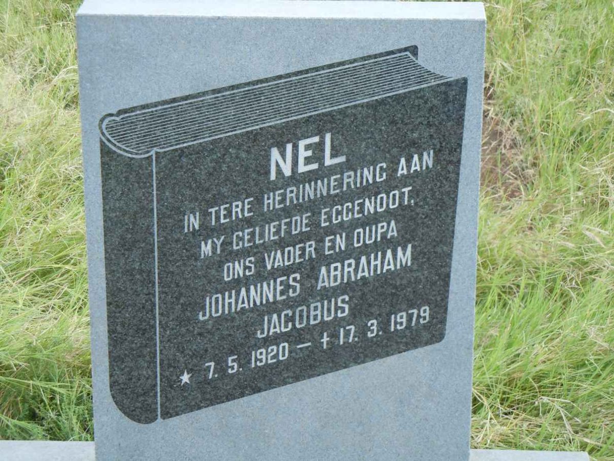 NEL Johannes Abraham Jacobus 1920-1979