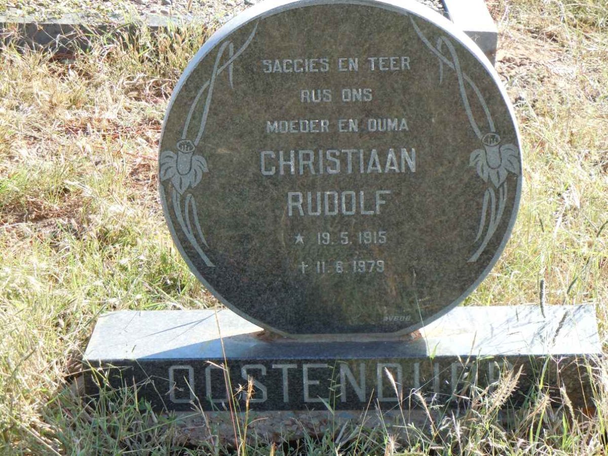 OOSTENDURP Christiaan Rudolf 1915-1979