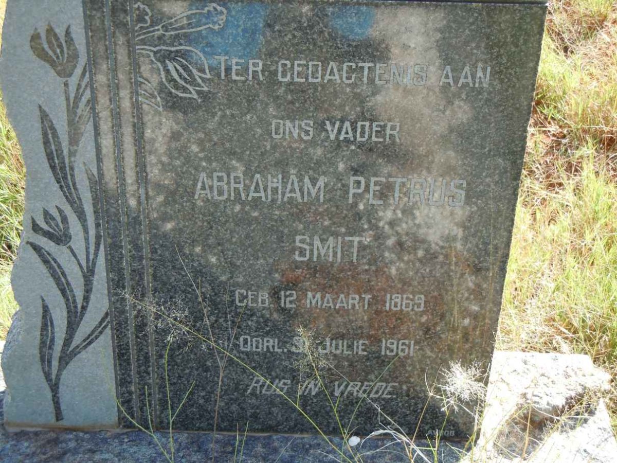 SMIT Abraham Petrus 1869-1961