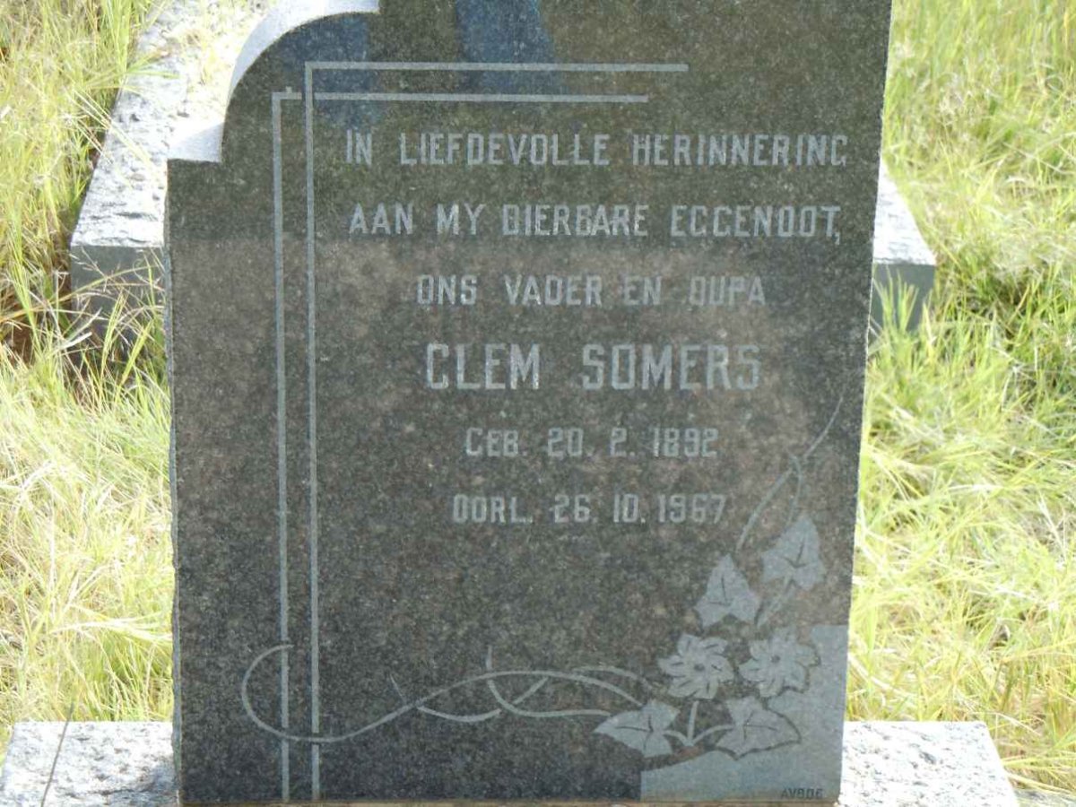 SOMERS Clem 1892-1967