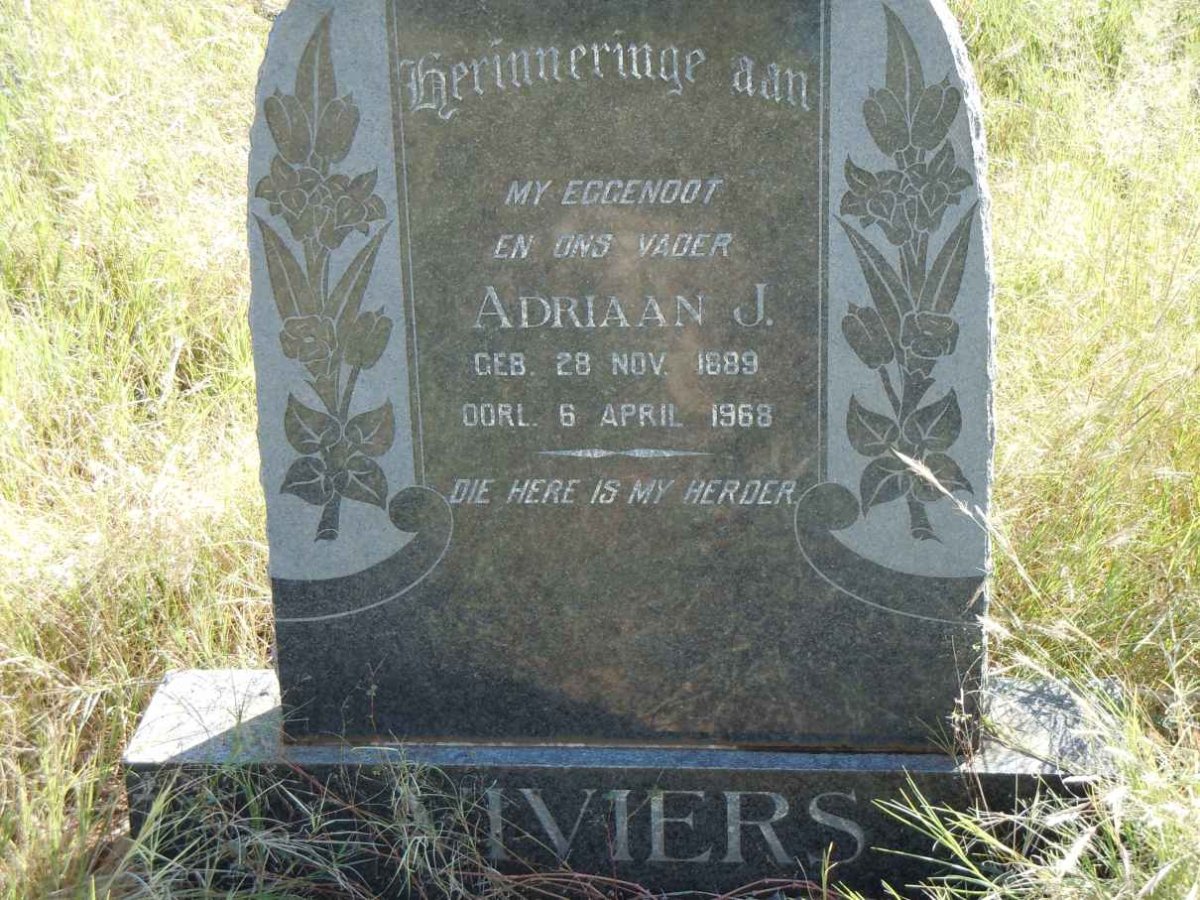 VIVIERS Adriaan J. 1889-1968