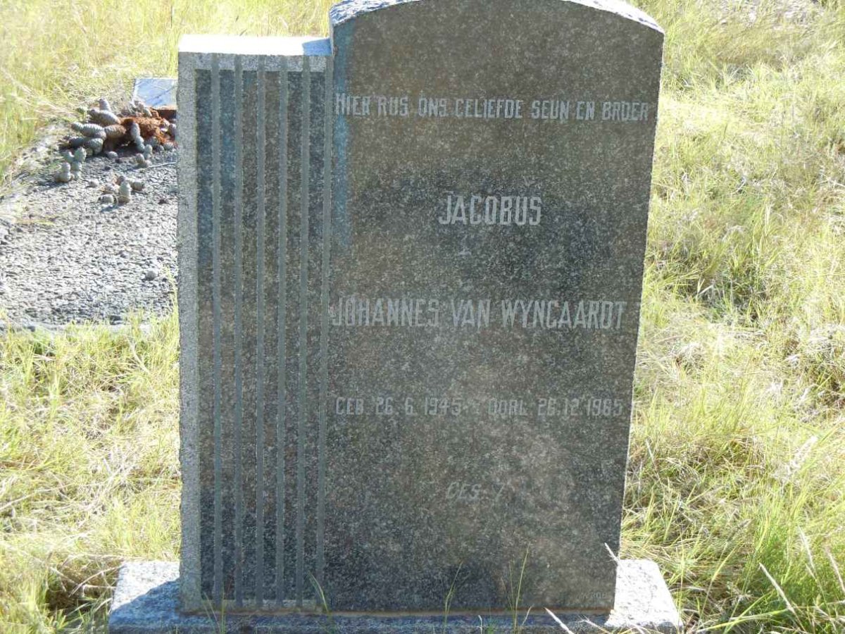 WYNGAARD Jacobus Johannes, van 1945-1965