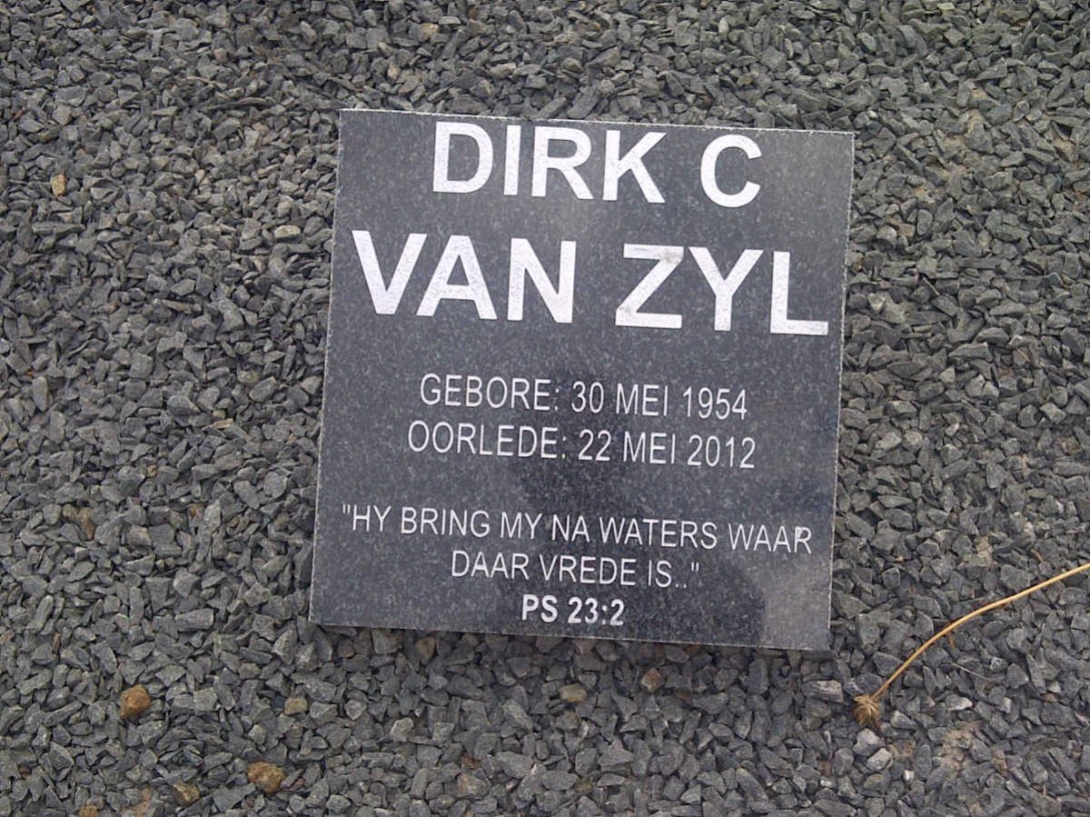 ZYL Dirk C., van 1954-2012