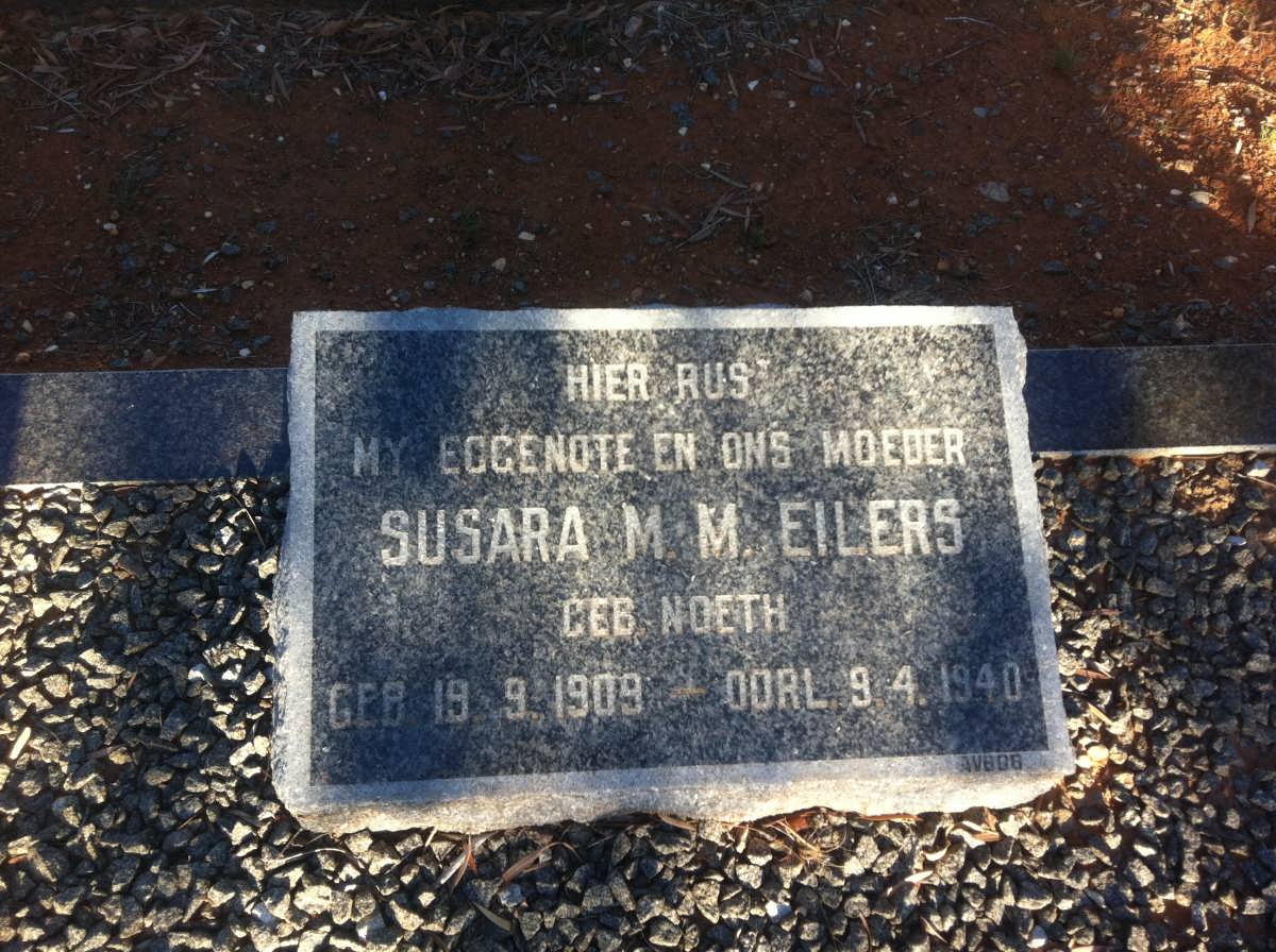 EILERS Susara M.M. nee NOETH 1909-1940