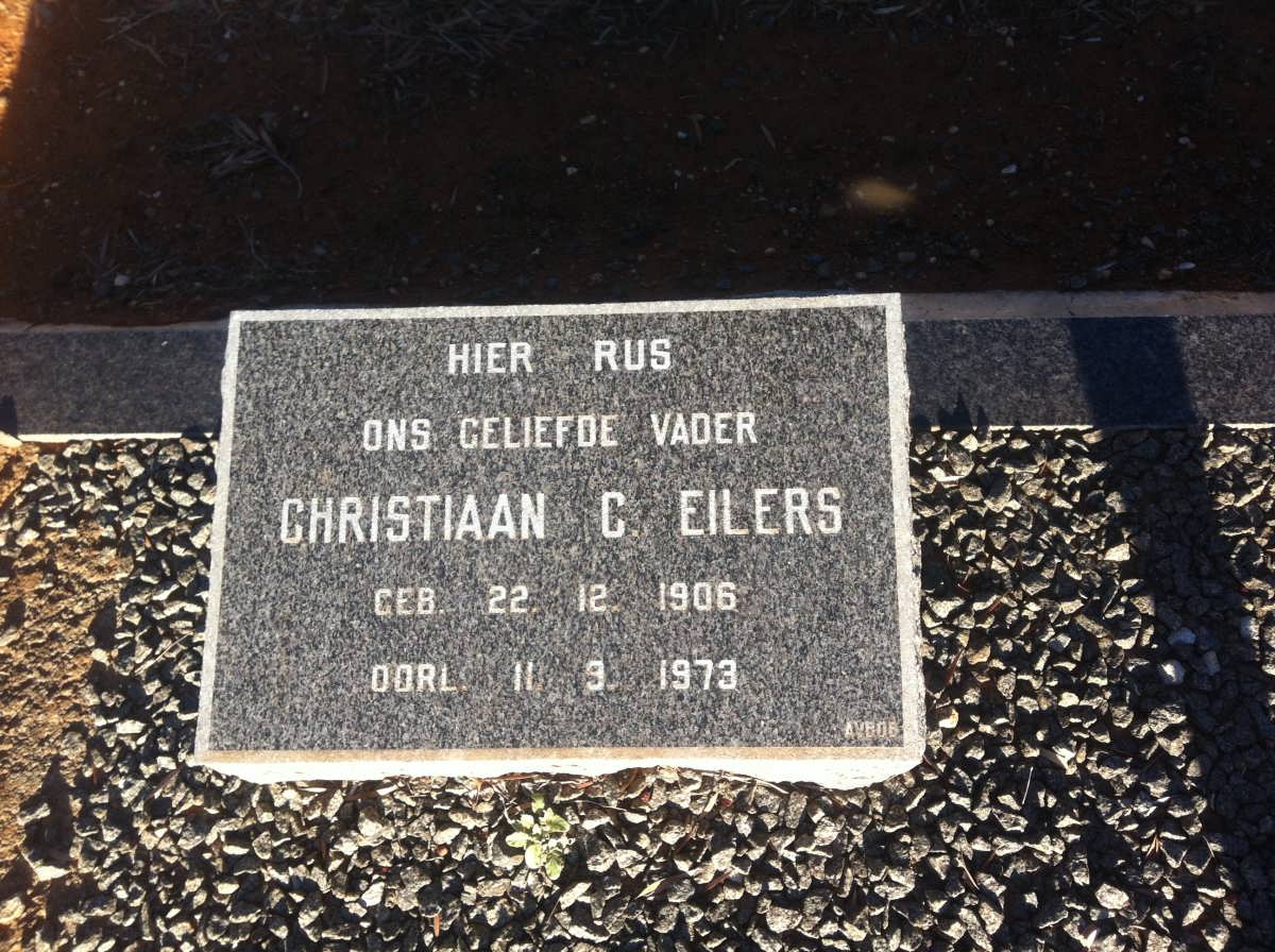 EILERS Christiaan C. 1906-1973
