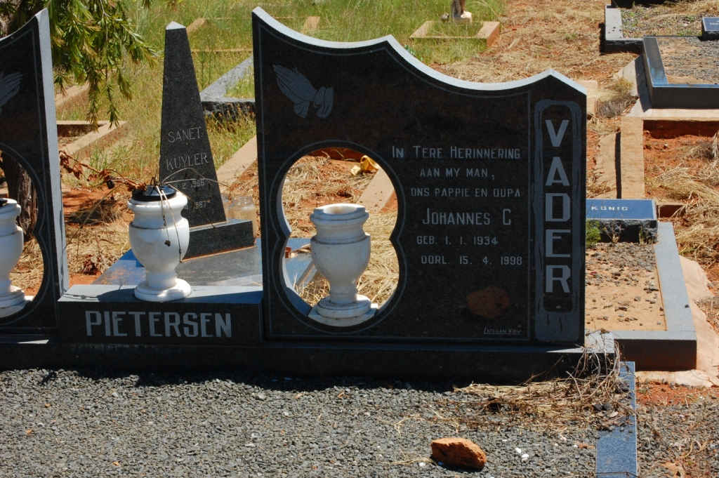 PIETERSEN Johannes C. 1934-1998