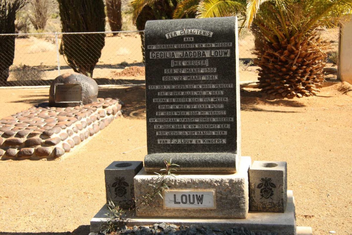LOUW Cecilia Jacoba nee KRUGER 1900-1941