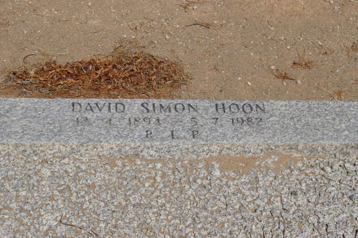 HOON David Simon 1894-1982