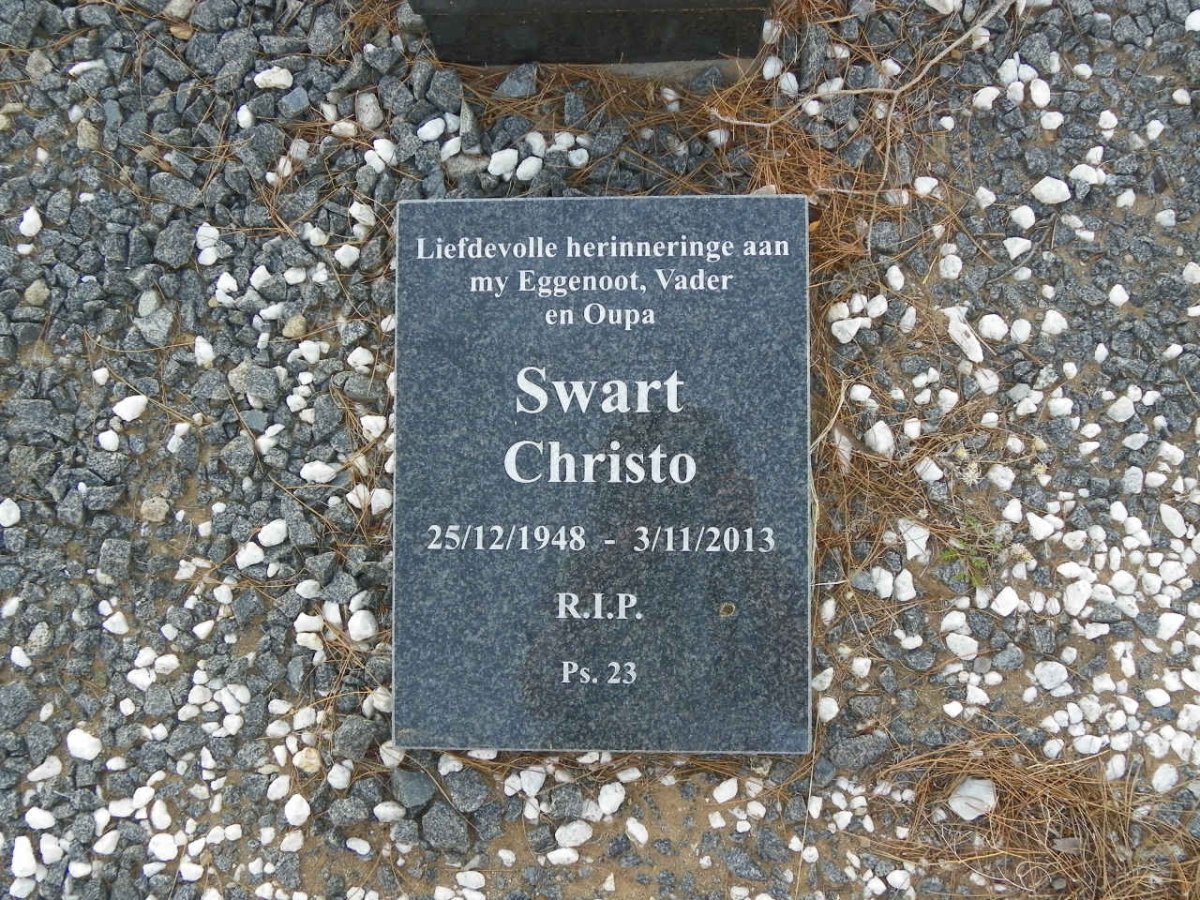 SWART Christo 1948-2013