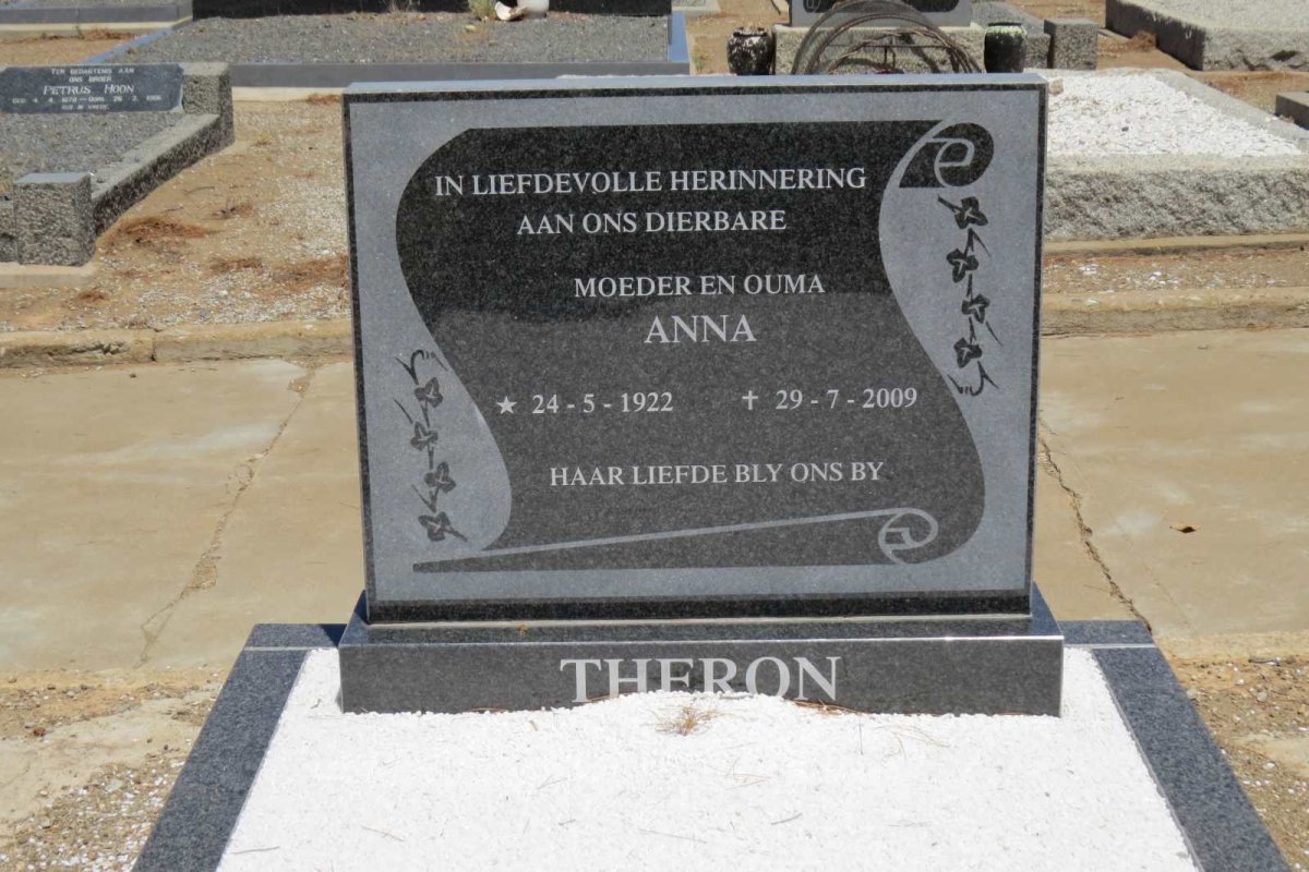 THERON Anna 1922-2009