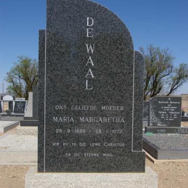 WAAL Maria Margaretha, de 1885-1972