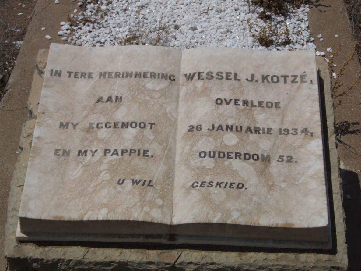 KOTZE Wessel J. -1934