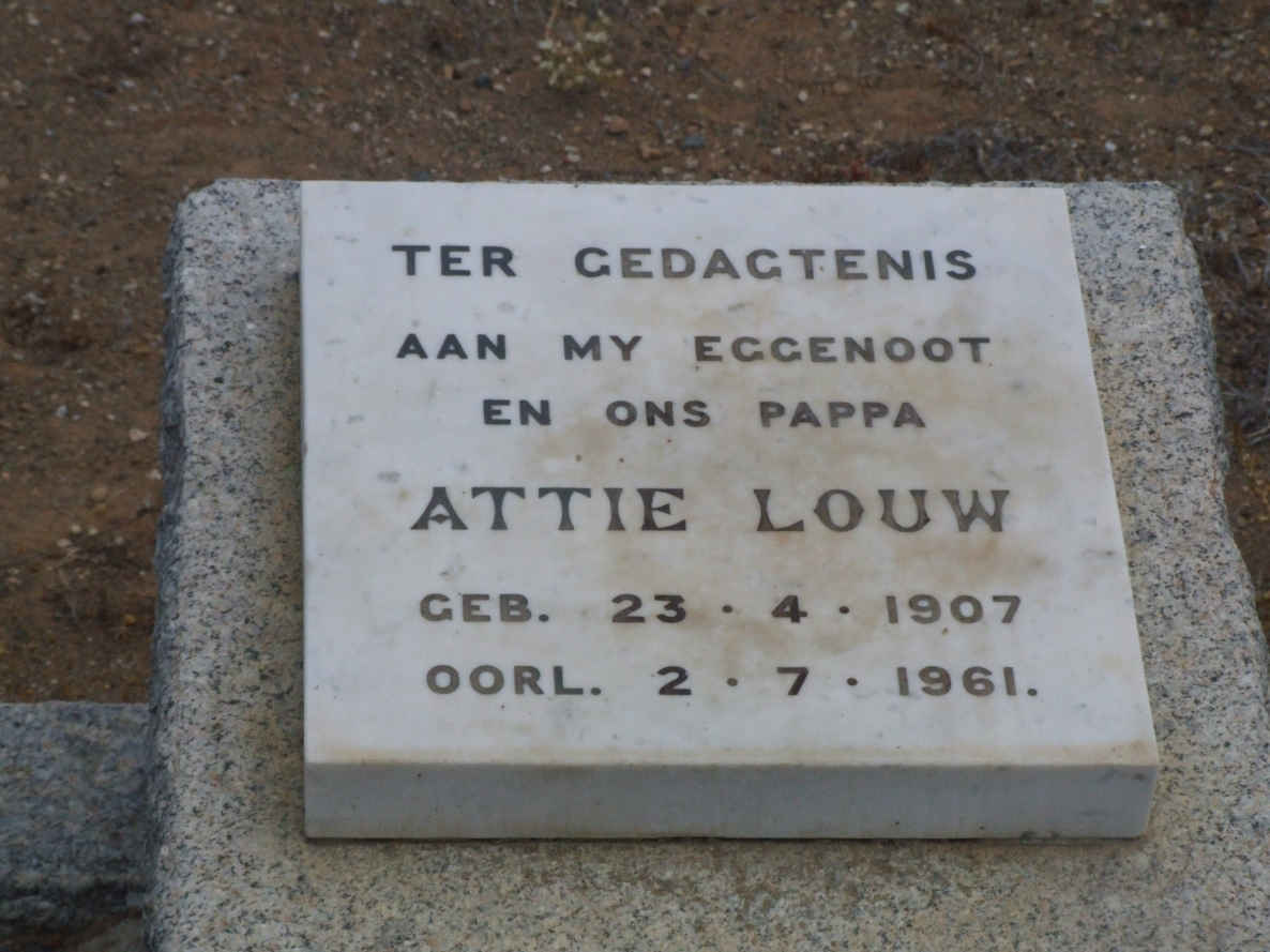 LOUW Attie 1907-1961