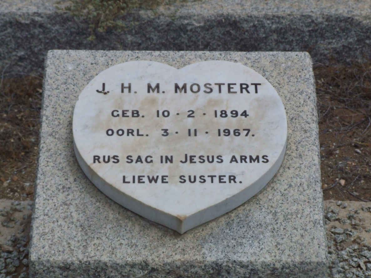 MOSTERT J.H.M. 1894-1967
