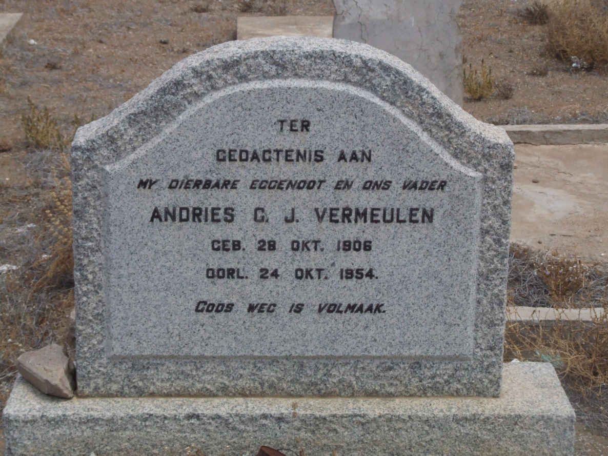 VERMEULEN Andries G.J. 1906-1954