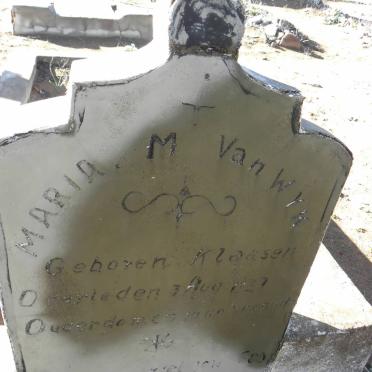 WYK Maria M., van nee KLAASEN -1927